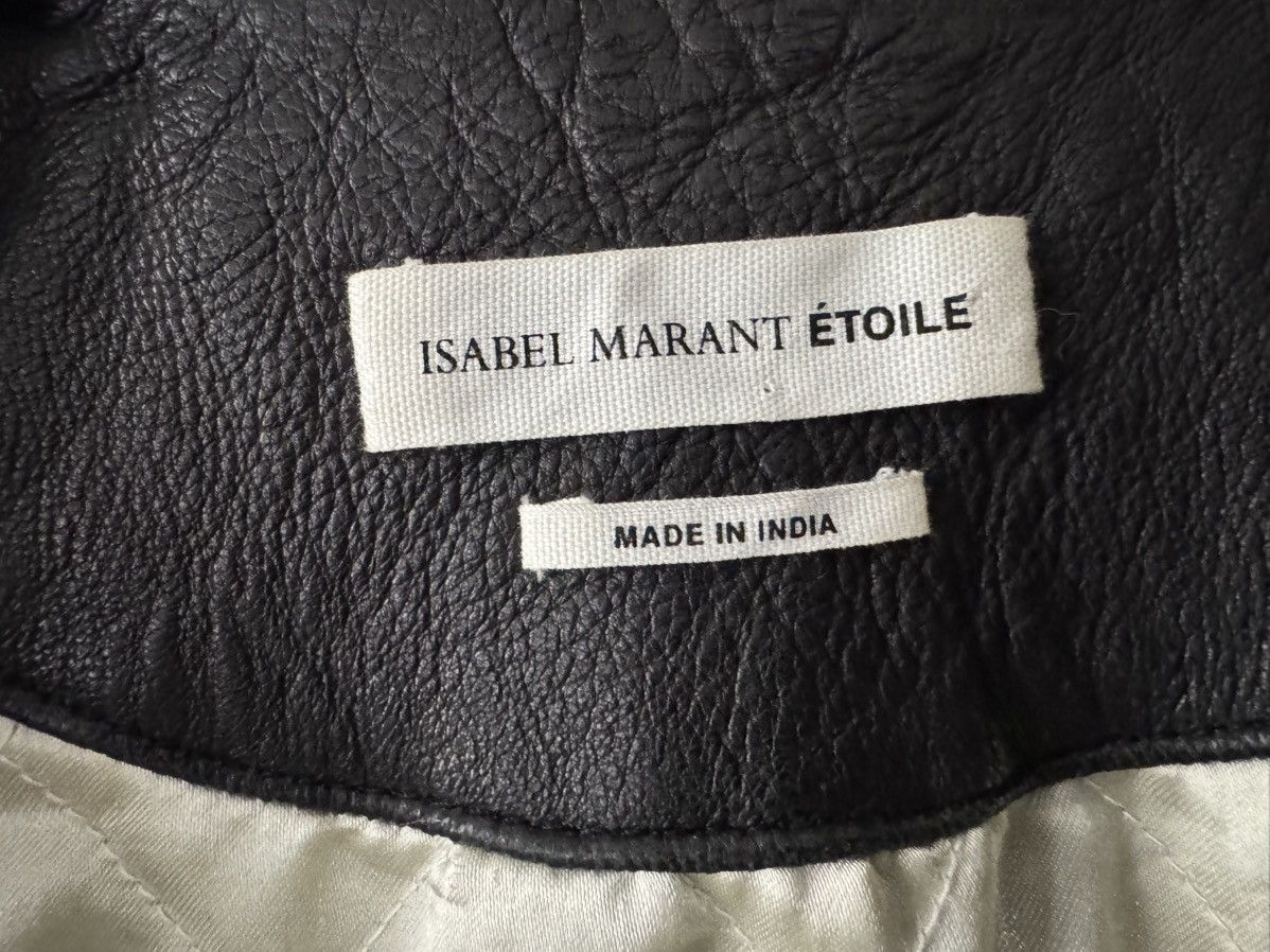 Isabel Marant Etoile Isabel Marant Etoile Black Leather Moto Jacket 36 US/4 Size XS / US 0-2 / IT 36-38 - 10 Thumbnail