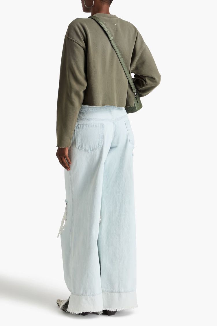 Maison Margiela o1y0625 Sweatshirt in Military Green Size M / US 6-8 / IT 42-44 - 3 Thumbnail