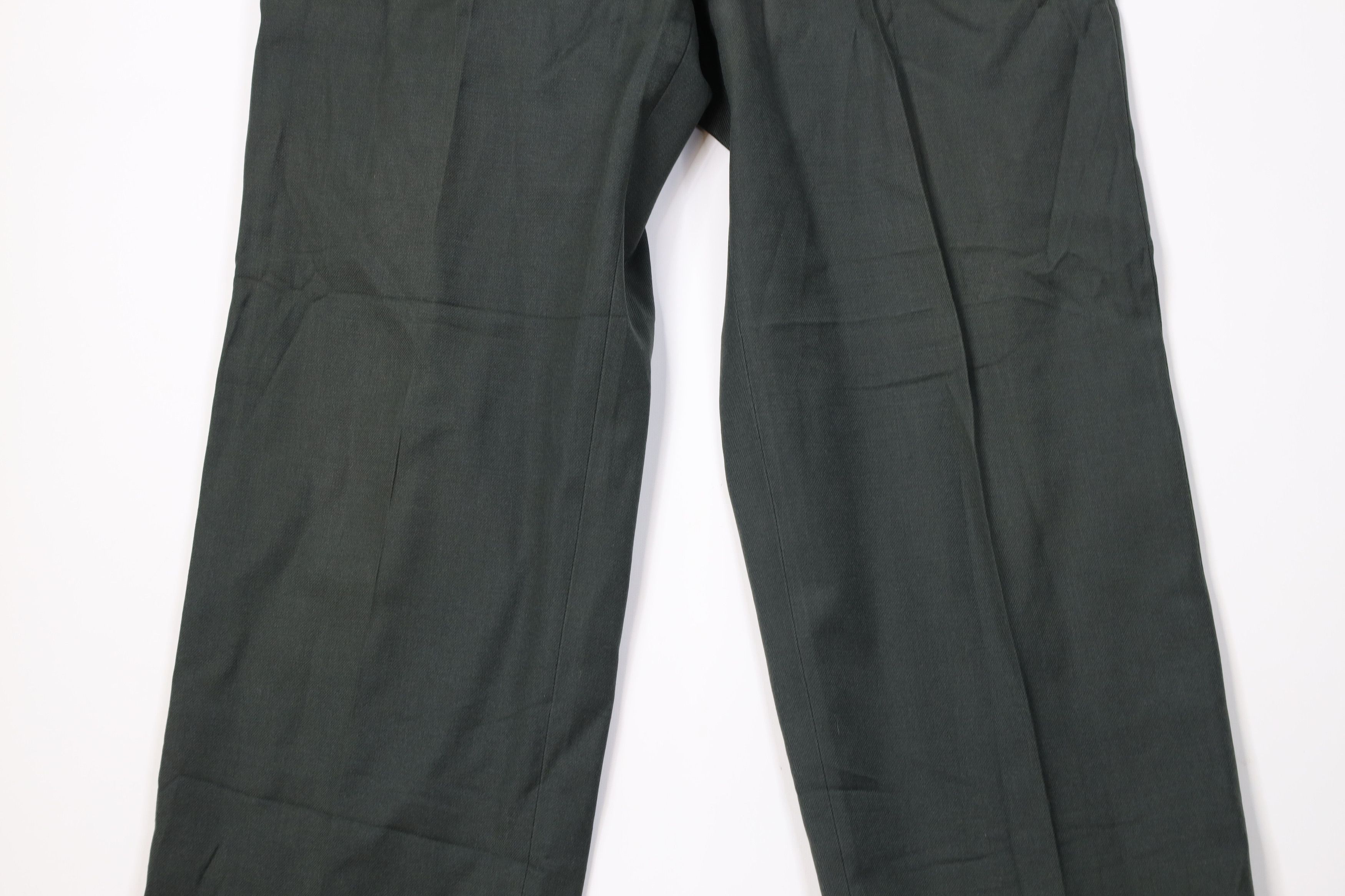 Vintage Vintage 50s Korean War Wool Shade NR 44 Serge Class 3 Pants Size US 31 - 3 Thumbnail