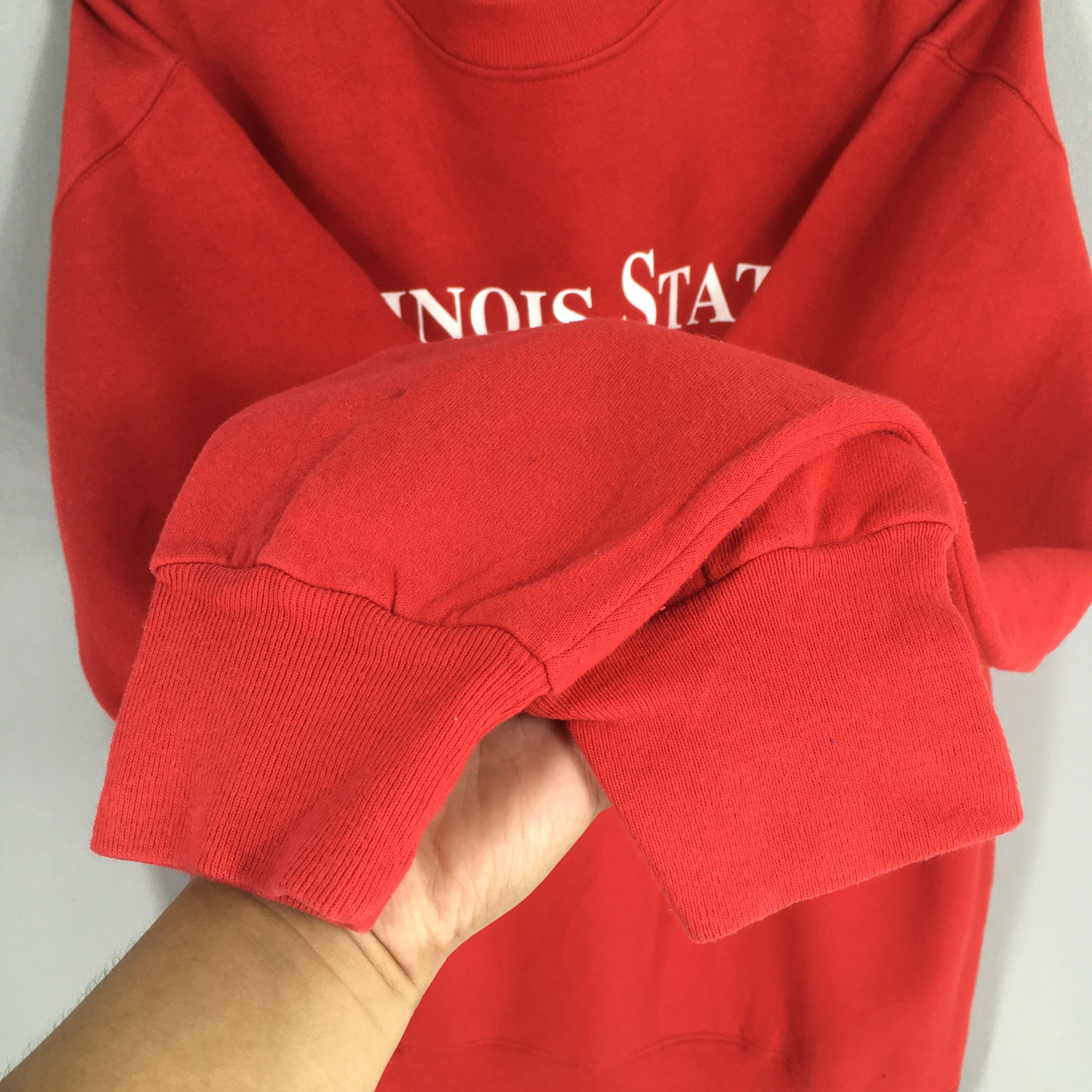 NCAA Vintage Illinois State University Red Sweatshirt Large Size US L / EU 52-54 / 3 - 7 Thumbnail