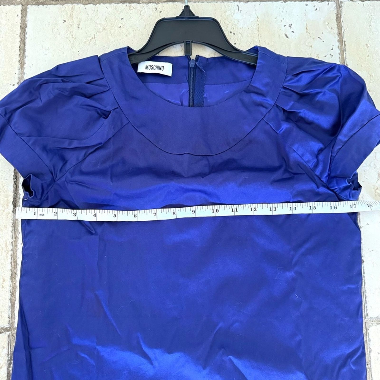 Moschino Moschino Dress, Size 6, Purple, Authentic Size M / US 6-8 / IT 42-44 - 8 Thumbnail