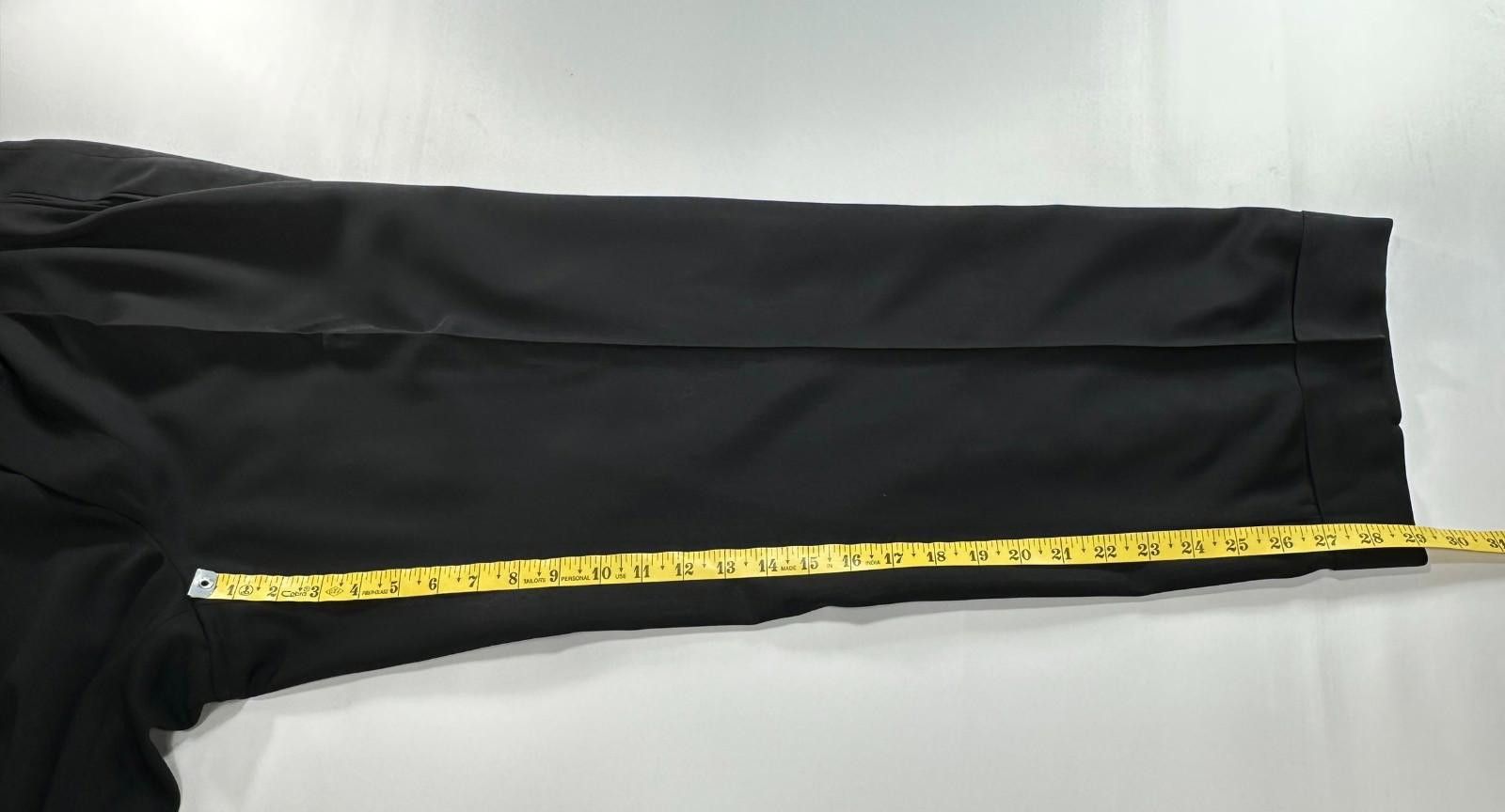 The Unbranded Brand Unbranded Pleated Straight Leg Dress Pants Black Mens 36/28 Size US 36 / EU 52 - 5 Thumbnail