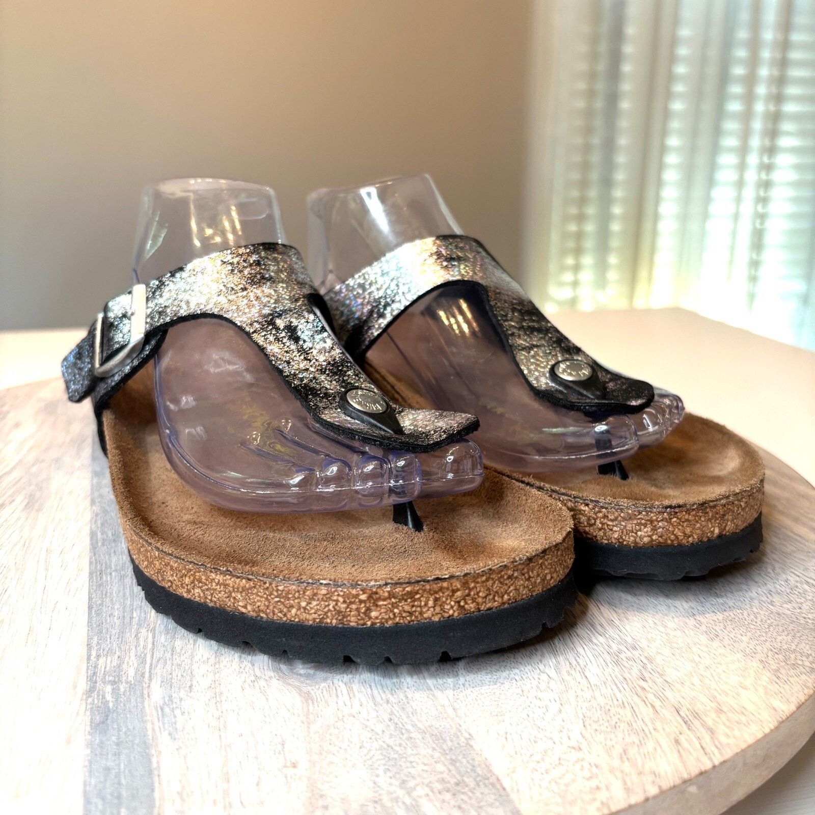 Birkenstock Birkenstock Gizeh Birko-Flor Thong Sandals Shoes US Size 10 Size US 10 / IT 40 - 4 Thumbnail
