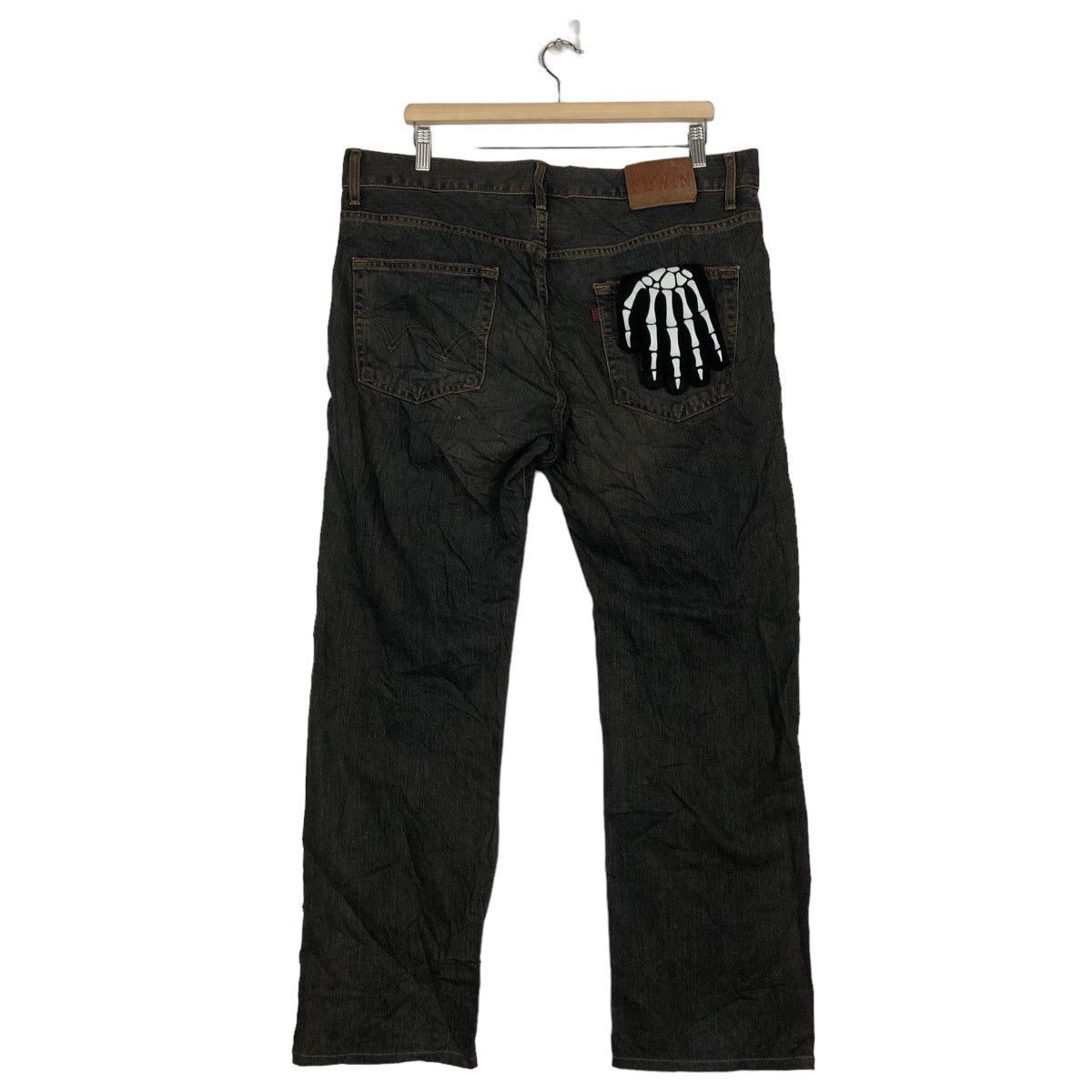 Japanese Brand 🔥90’s Vintage Distressed Denim Jeans Edwin 503 Regular Punk Size US 37 - 7 Thumbnail