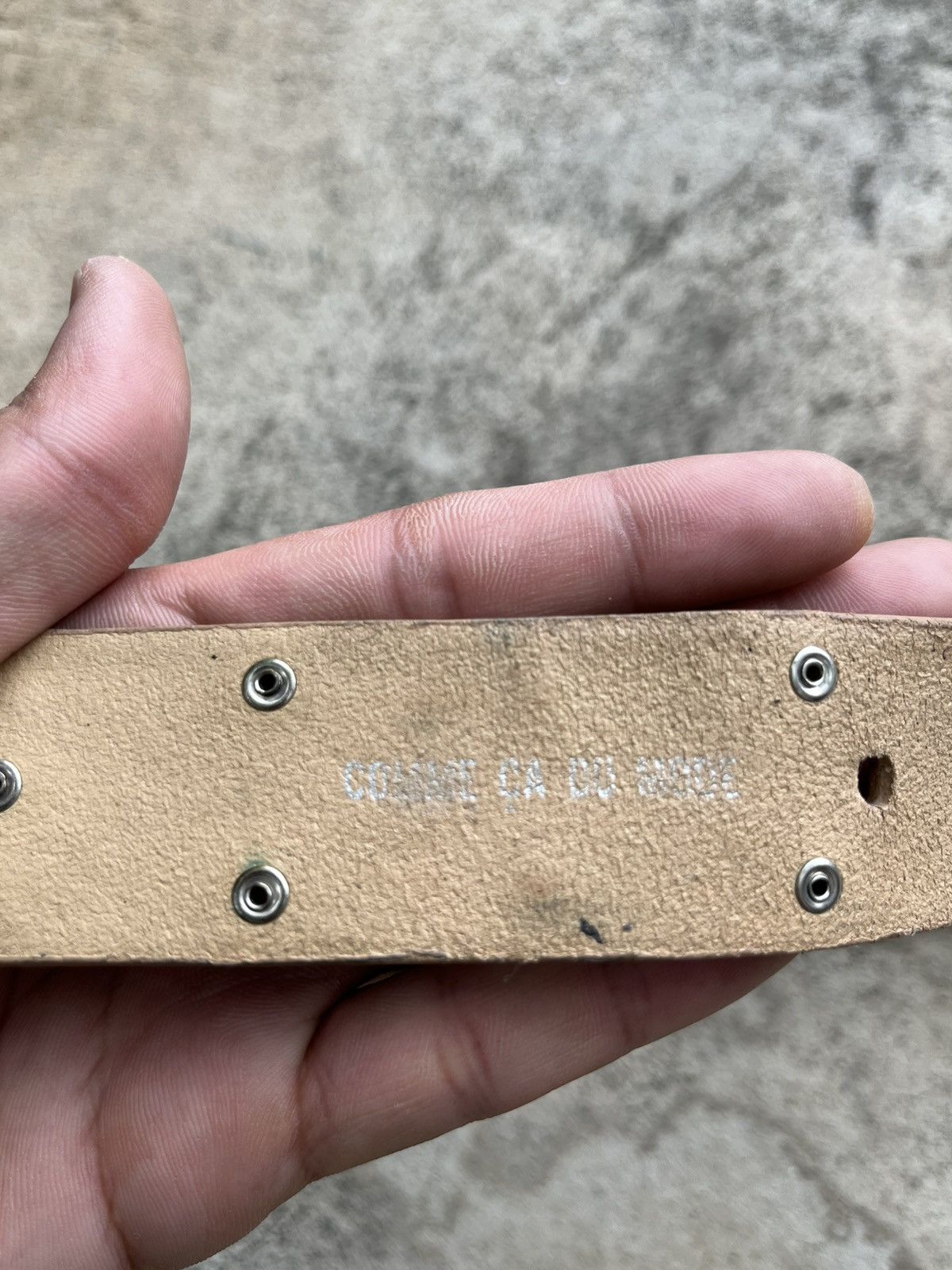 Japanese Brand Comme ca du mode studded belts Size 30 - 5 Thumbnail