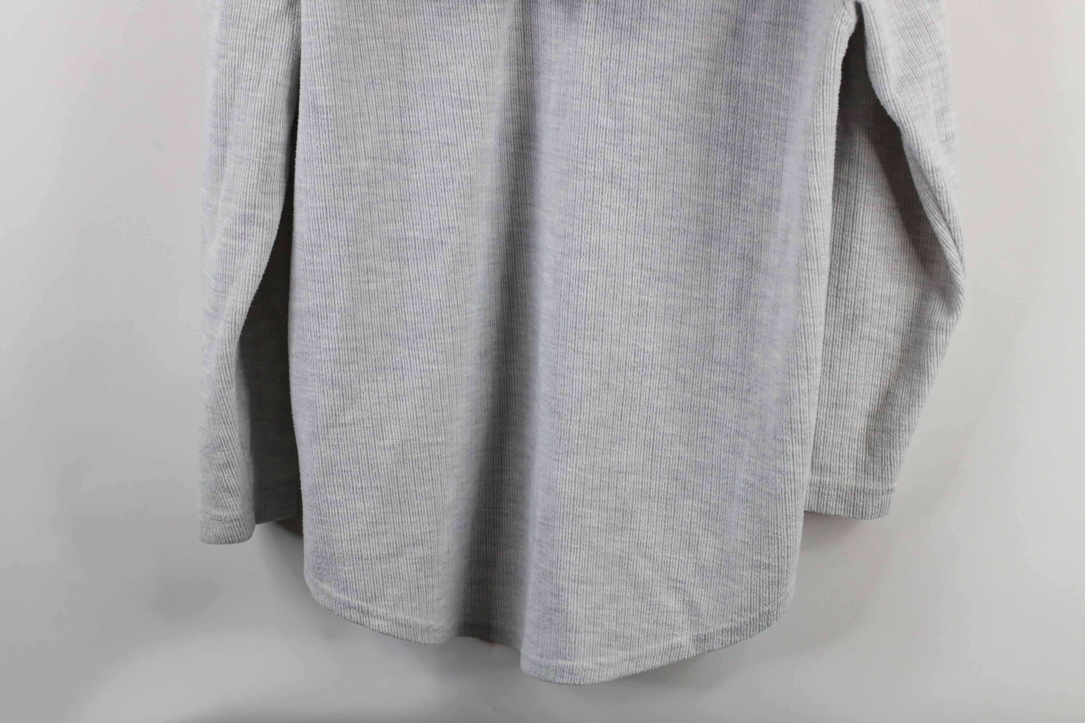 Vintage Vintage 90s Streetwear Ribbed Knit Henley Hoodie Sweatshirt Size S / US 4 / IT 40 - 9 Thumbnail