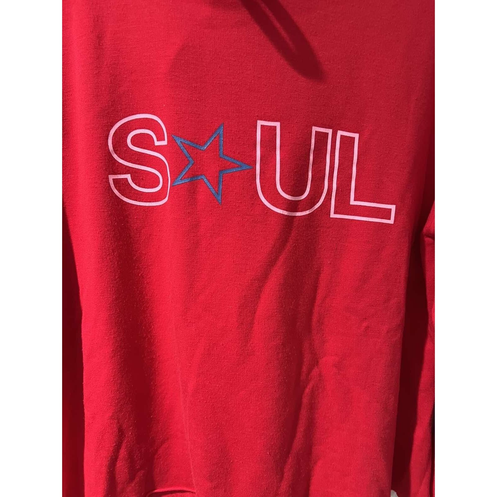 & Other Stories Soulcycle Cropped Long Graphic Hoodie Size X-Small A003293 Size XS / US 0-2 / IT 36-38 - 3 Thumbnail