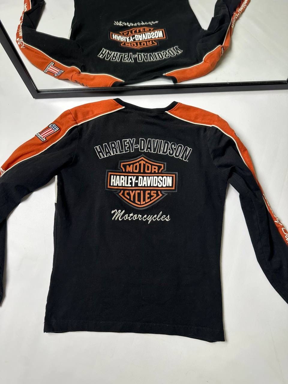 Harley Davidson 00s Vintage Harley Davidson Motorcycles USA Ladies Long Size M / US 6-8 / IT 42-44 - 4 Thumbnail