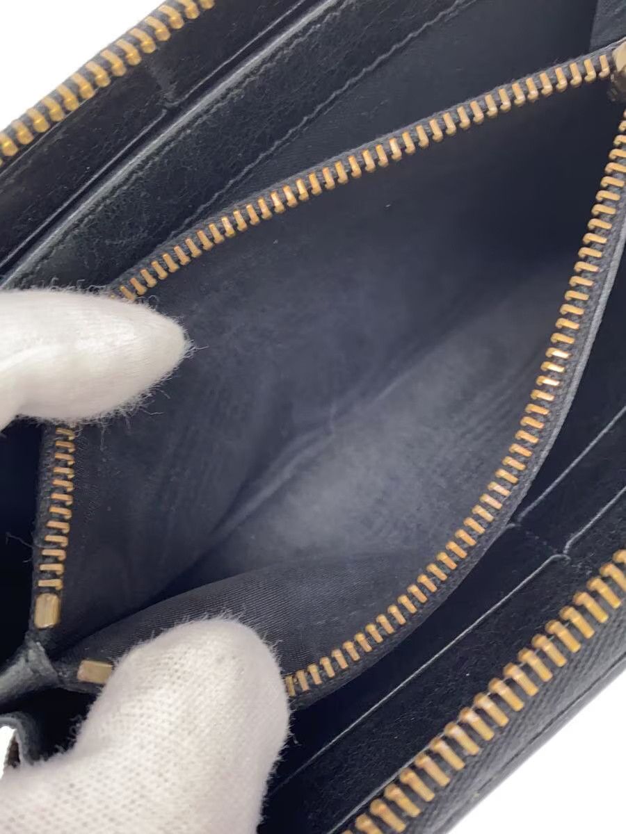 Balenciaga Balenciaga Leather Long Wallet Black Size ONE SIZE - 4 Thumbnail