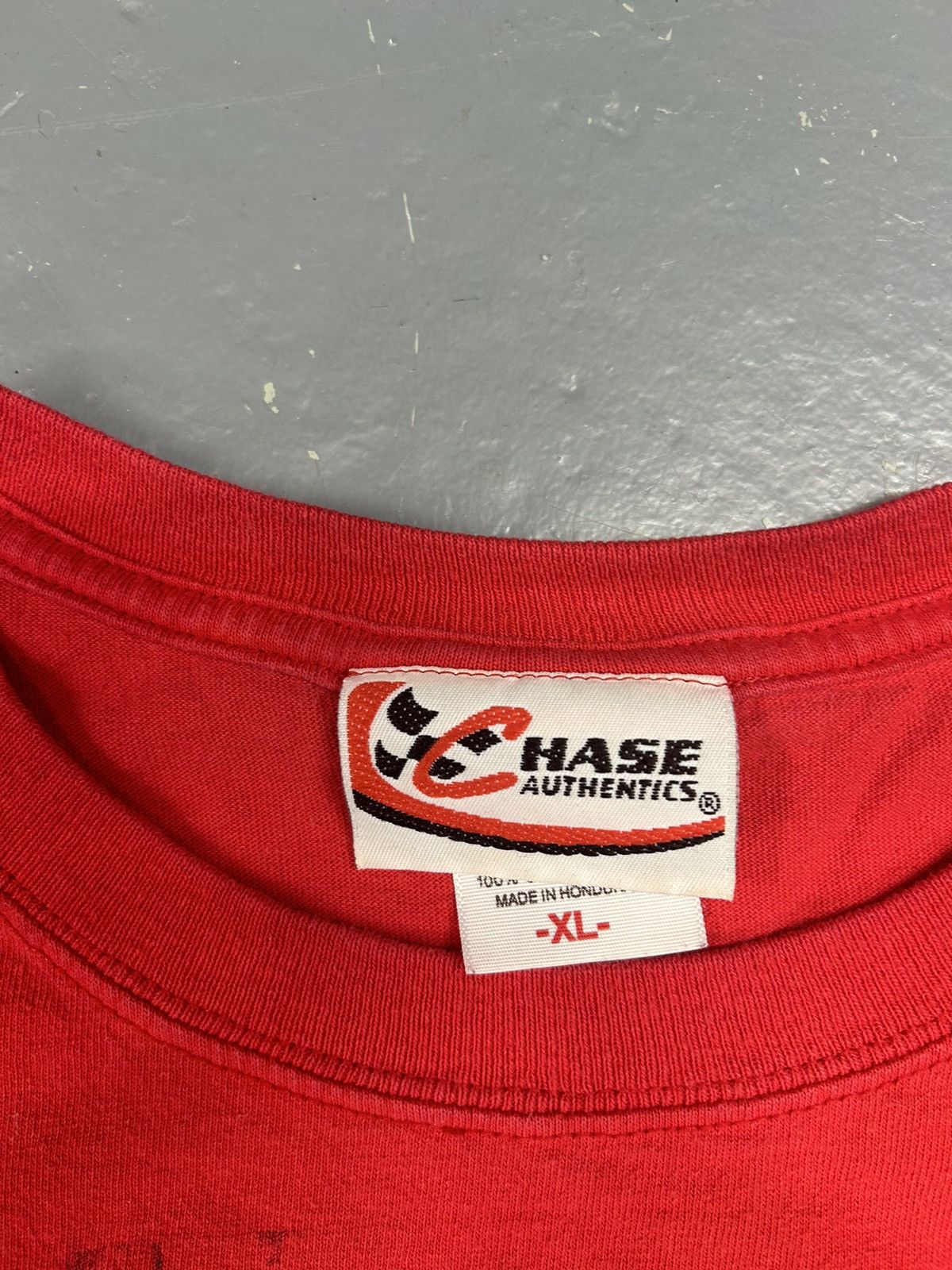 NASCAR × Vintage Crazy Vintage Y2K Essential Red Nascar Digger Graphic Shirt Size US XL / EU 56 / 4 - 3 Thumbnail