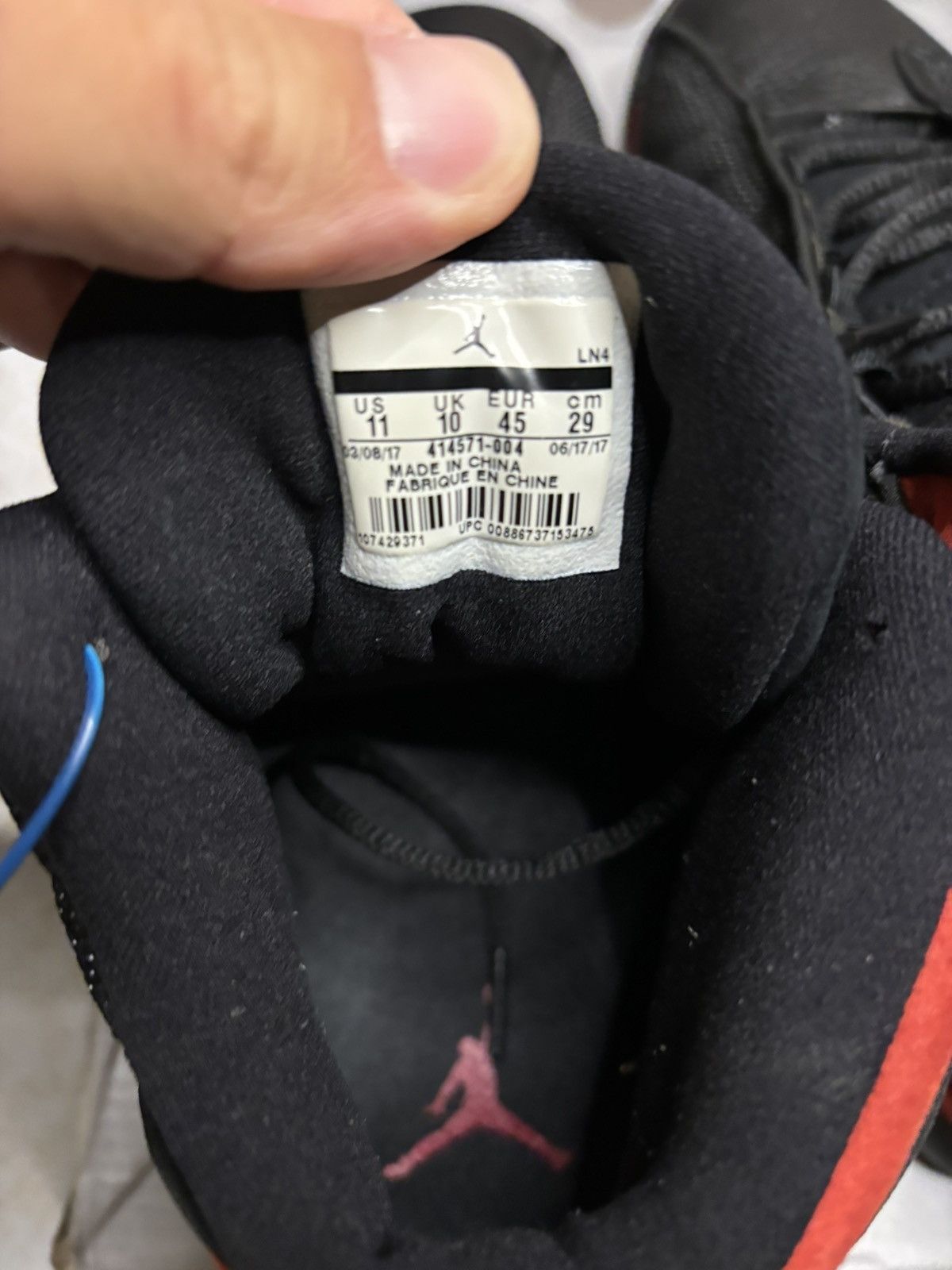 Jordan Brand Air Jordan 13 Retro 2017 Bred 2017 Size US 11 / EU 44 - 6 Thumbnail