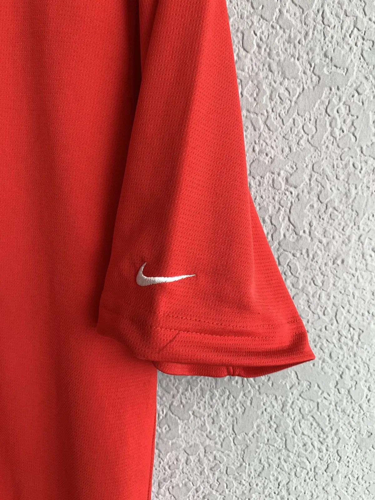 Nike × Vintage Vintage Nike Center Logo Tee Y2K made in USA drill tee 90s Size US M / EU 48-50 / 2 - 6 Thumbnail