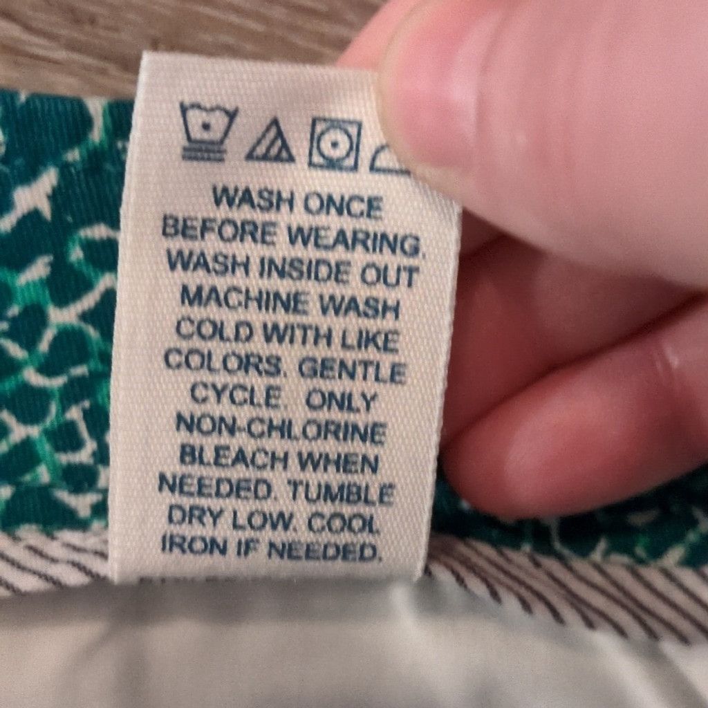 Other Market & Spruce Teal Lorraine Shorts Size 4 Size 27" / US 4 / IT 40 - 6 Thumbnail