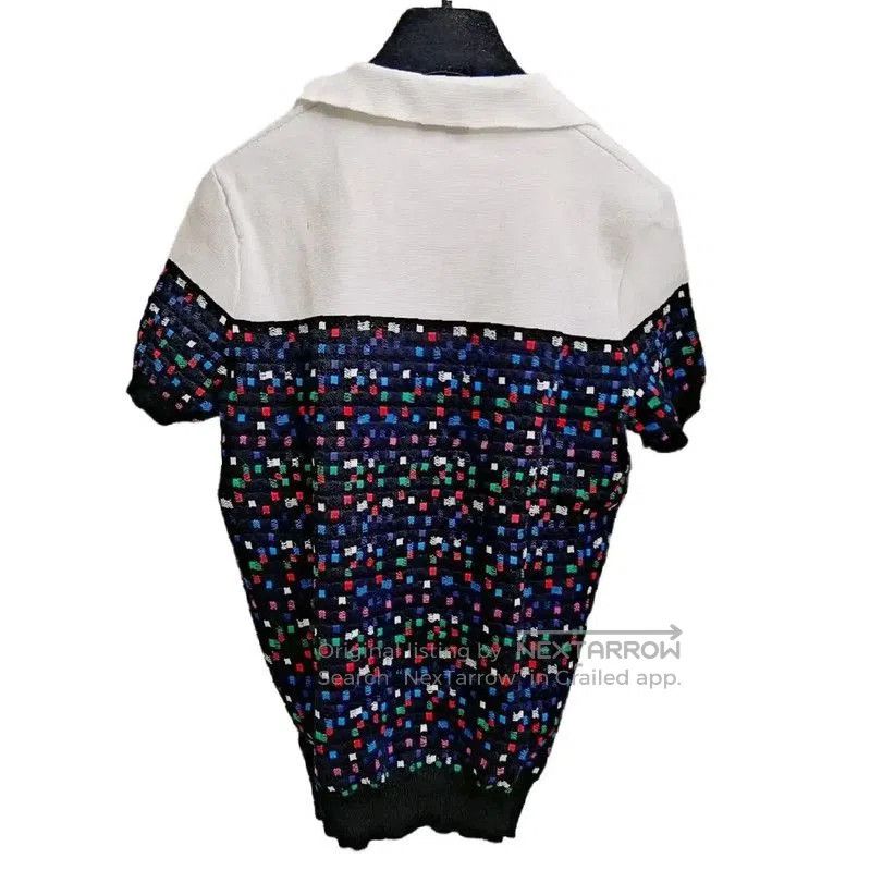 Chanel Chanel Colorful Polka Dot Short Sleeve Top . Size S / US 4 / IT 40 - 9 Thumbnail