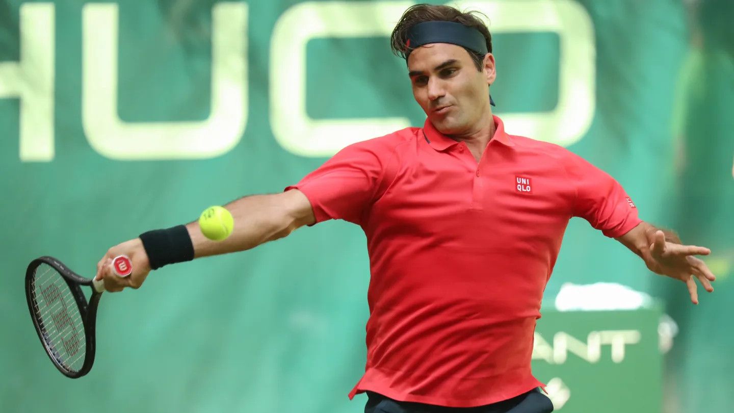 Sports Specialties Rare Roger Federer x Uniqlo 2021 France Open Halle Tennis Size US XL / EU 56 / 4 - 1 Thumbnail