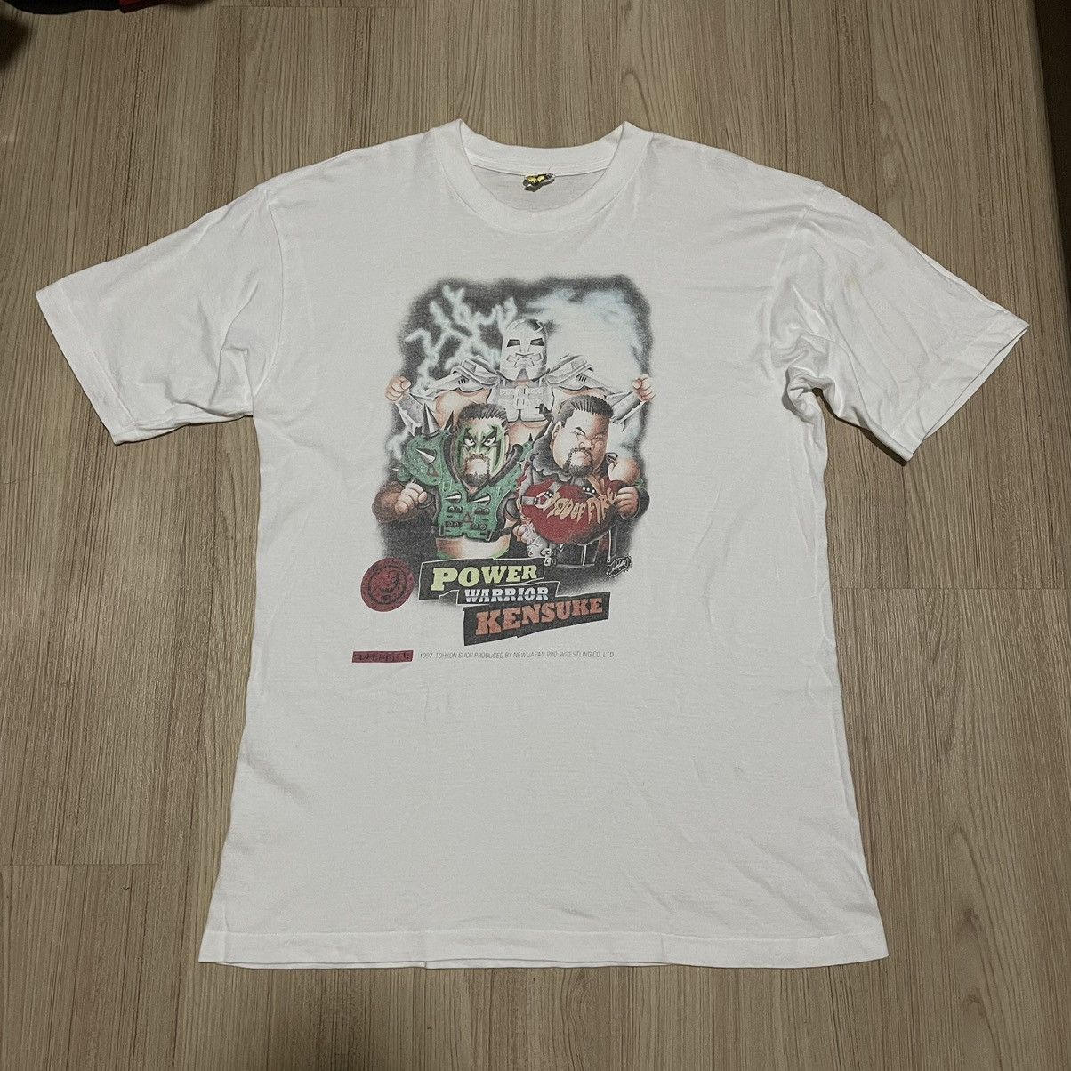 Vintage Vintage Power warrior kensuke t-shirt Size US L / EU 52-54 / 3 - 1 Thumbnail