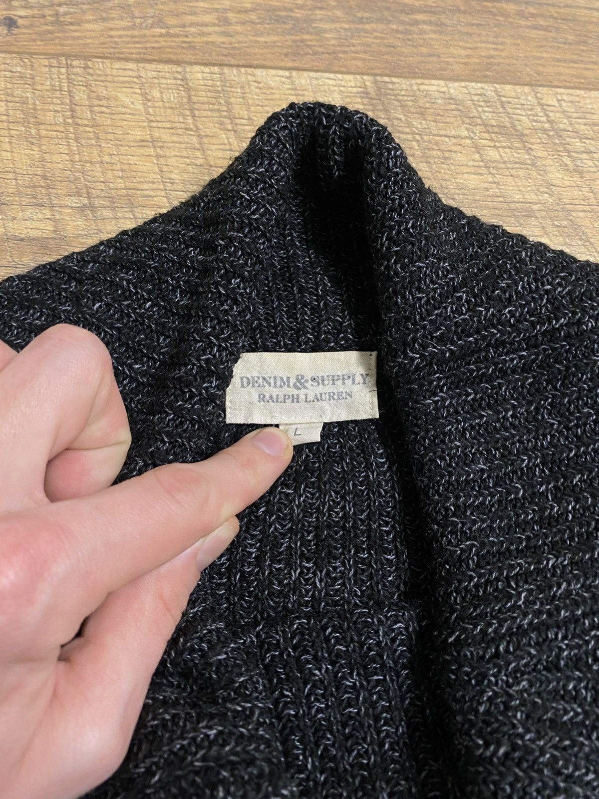 Denim & Supply Ralph Lauren RARE Y2K 90s Ralph Lauren Denim & Supply Cowl Neck Melange Size L / US 10 / IT 46 - 3 Thumbnail