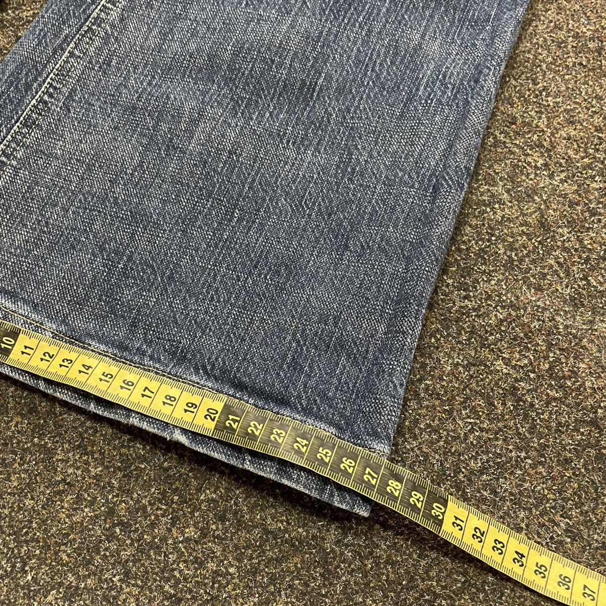Vintage Vintage 90s Y2K Baggy Flared Jeans Skate Grunge Washed 32 Size 32" / US 10 / IT 46 - 8 Thumbnail