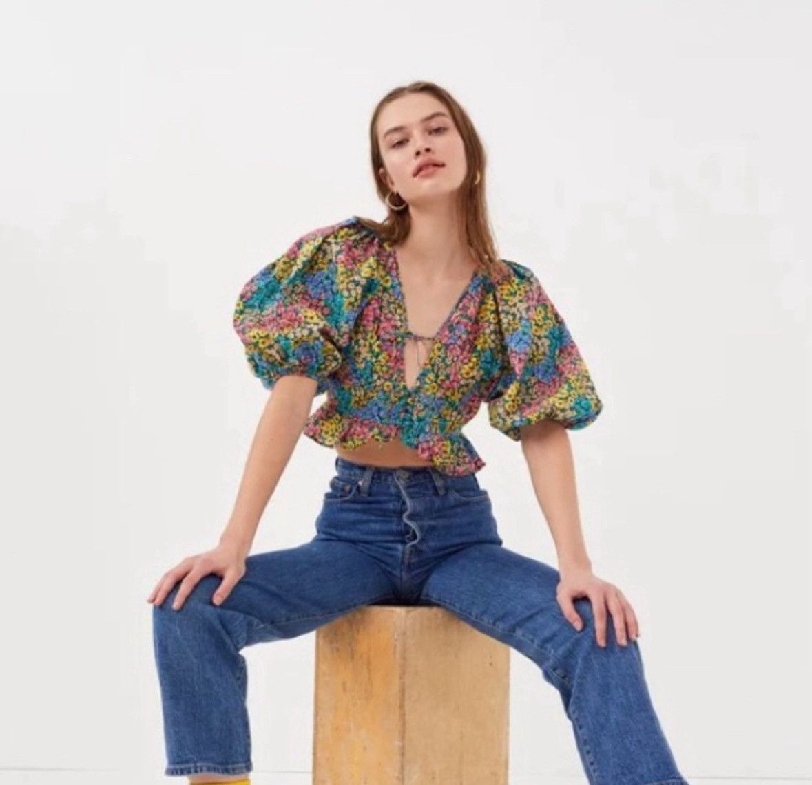 For Love & Lemons For Love & Lemons Ruth Crop Top Size S / US 4 / IT 40 - 1 Thumbnail