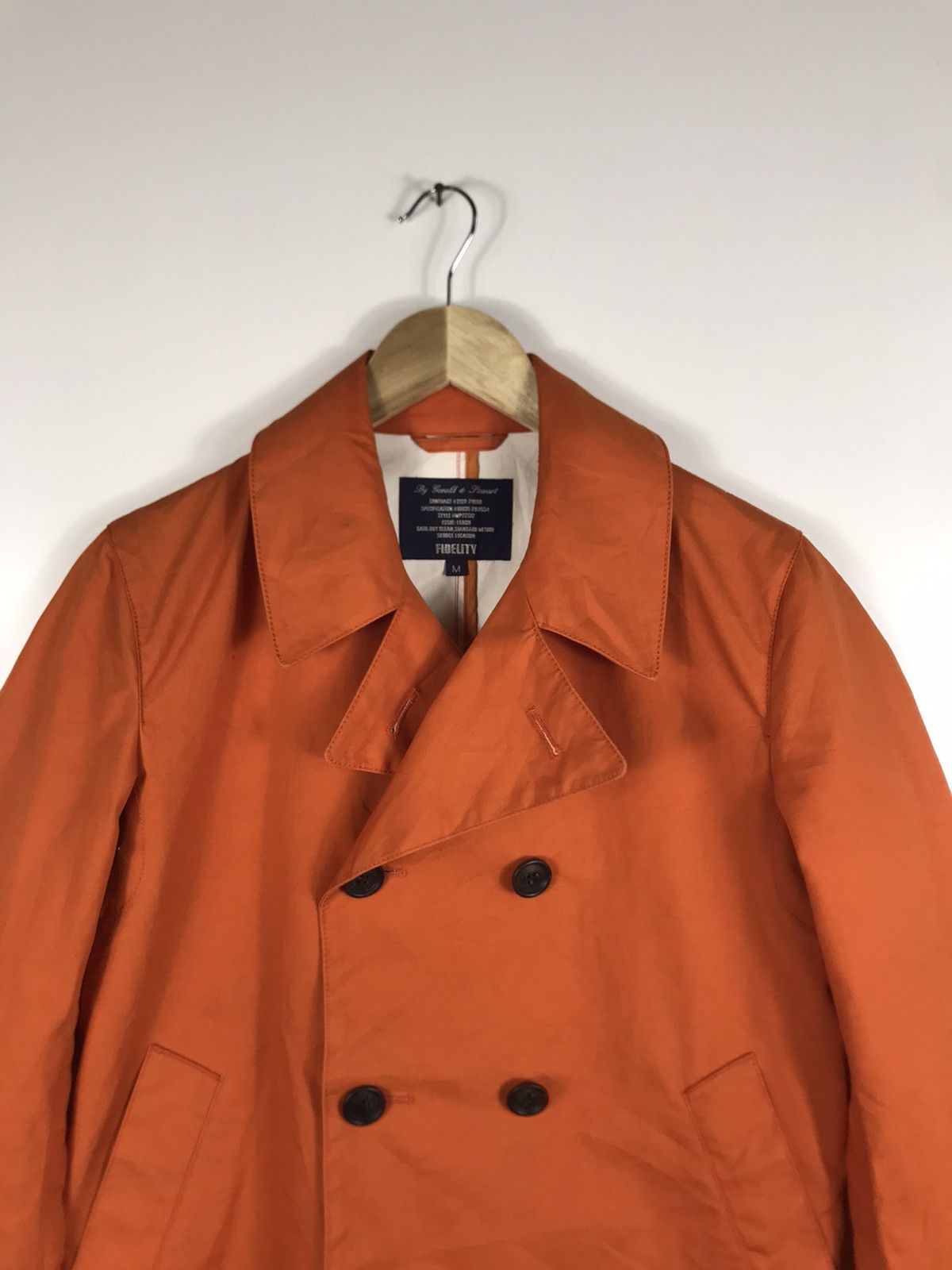 Designer × Fidelity 🔥Luxury Fashion Fidelity Double Breast Peacoat Size M / US 6-8 / IT 42-44 - 5 Thumbnail