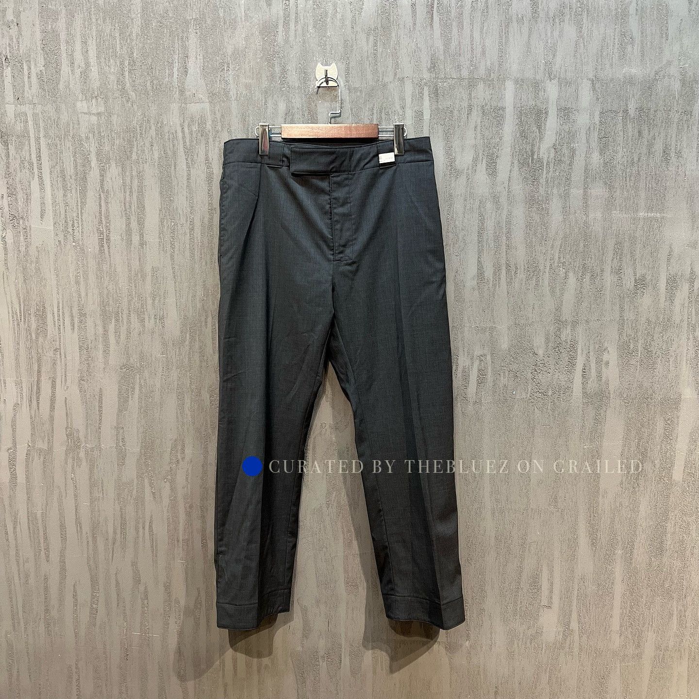 Prada Elegant Gray Wool Trousers Size US 32 / EU 48 - 1 Thumbnail