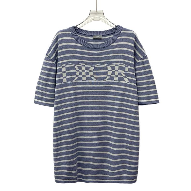 Dior Dior Color-blocked striped logo letter print mulberry silk Size US M / EU 48-50 / 2 - 1 Thumbnail
