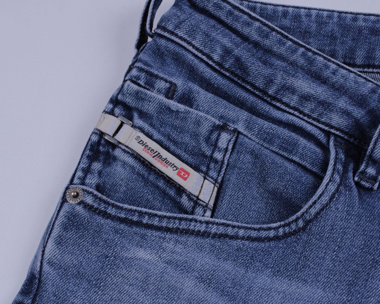 Diesel DIESEL D-BAZER Tapered Blue Slim Denim Stretch Jeans Size US 30 / EU 46 - 4 Thumbnail
