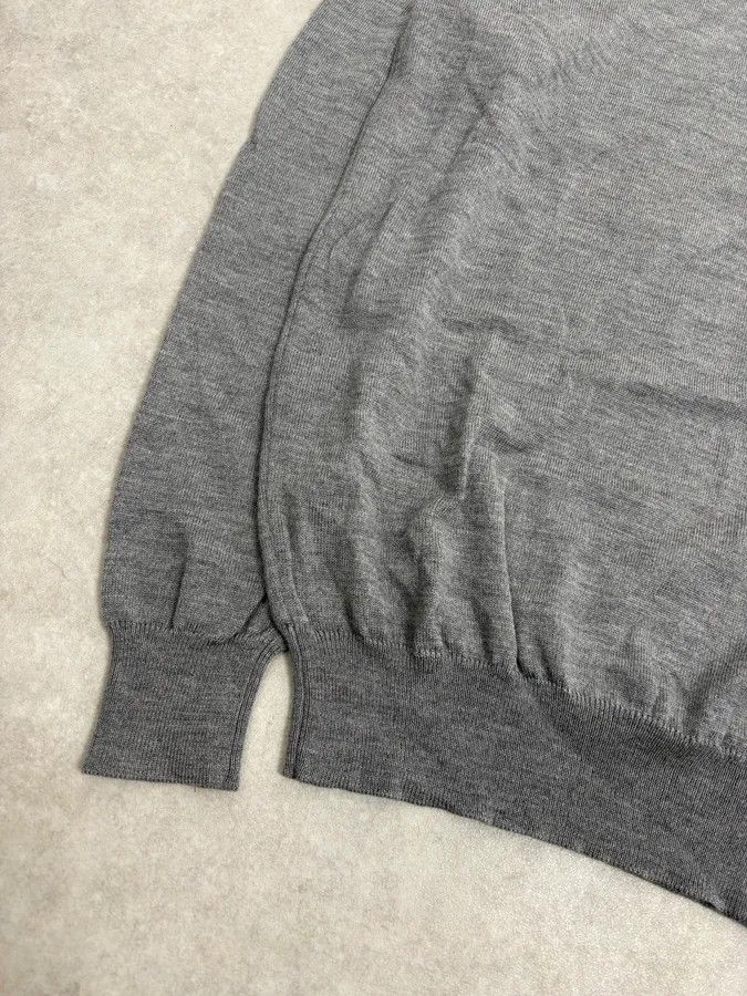 Miu Miu 2000s Miu Miu Grey Classy Wool Minimalist Turtleneck Sweater Size US S / EU 44-46 / 1 - 6 Thumbnail