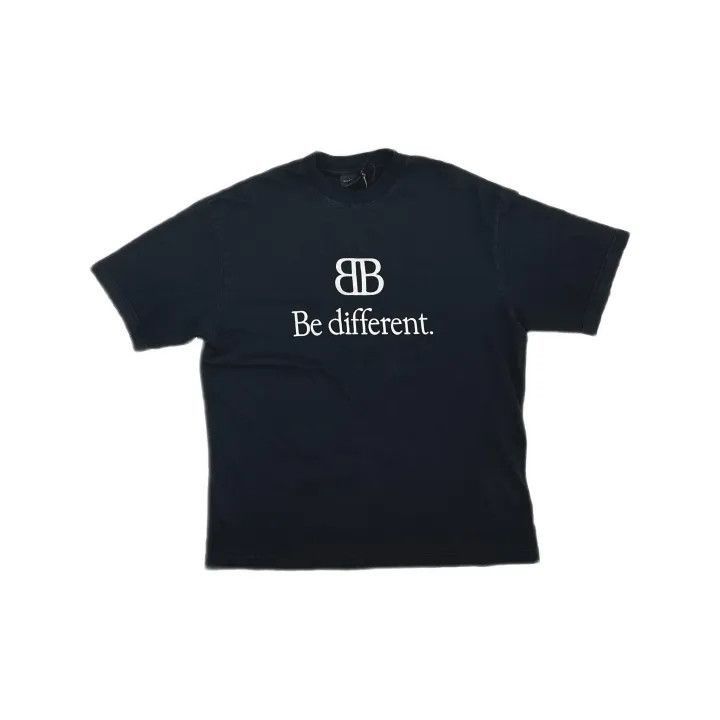 Balenciaga Balenciaga Be Different Black Short Sleeve T-Shirt 0079-250 Size US XS / EU 42 / 0 - 2 Thumbnail