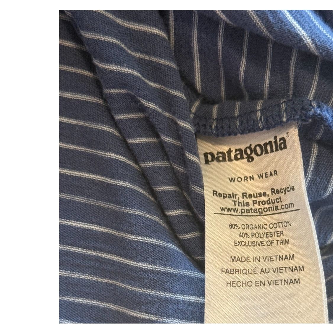 Patagonia Patagonia Turtleneck Women M Blue Stripe Gorpcore Trail Size M / US 6-8 / IT 42-44 - 6 Thumbnail