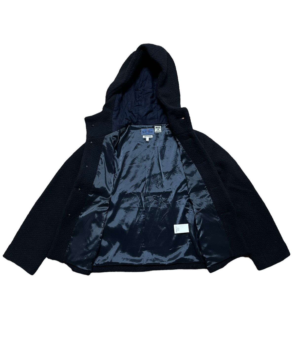 Blue Blue Japan × Indigo × Japanese Brand pure indigo blue blue japan wool jacket hoodie cropped Size US S / EU 44-46 / 1 - 4 Thumbnail