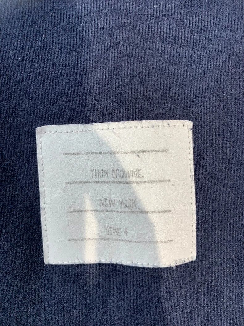 Thom Browne Thom Browne Round neck hoodie Size US XL / EU 56 / 4 - 4 Thumbnail