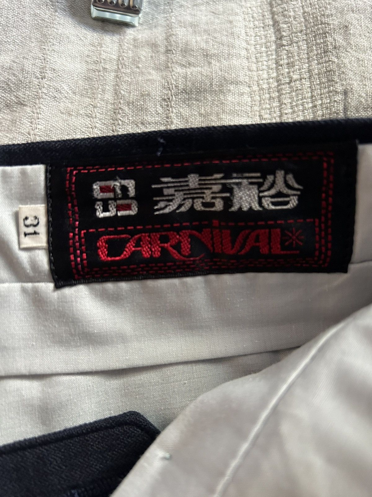 Japanese Brand × Vintage Navy Formal Dress Slacks Size US 30 / EU 46 - 5 Thumbnail
