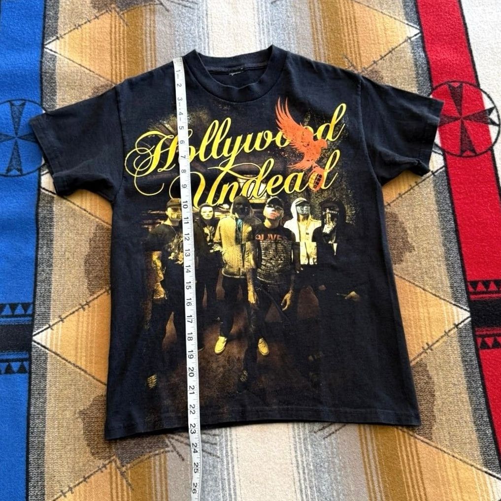 Vintage VINTAGE Hollywood Undead Band T-Shirt Y2K Rock Rap Grunge Gothic Black XS Mens Size US XS / EU 42 / 0 - 5 Thumbnail
