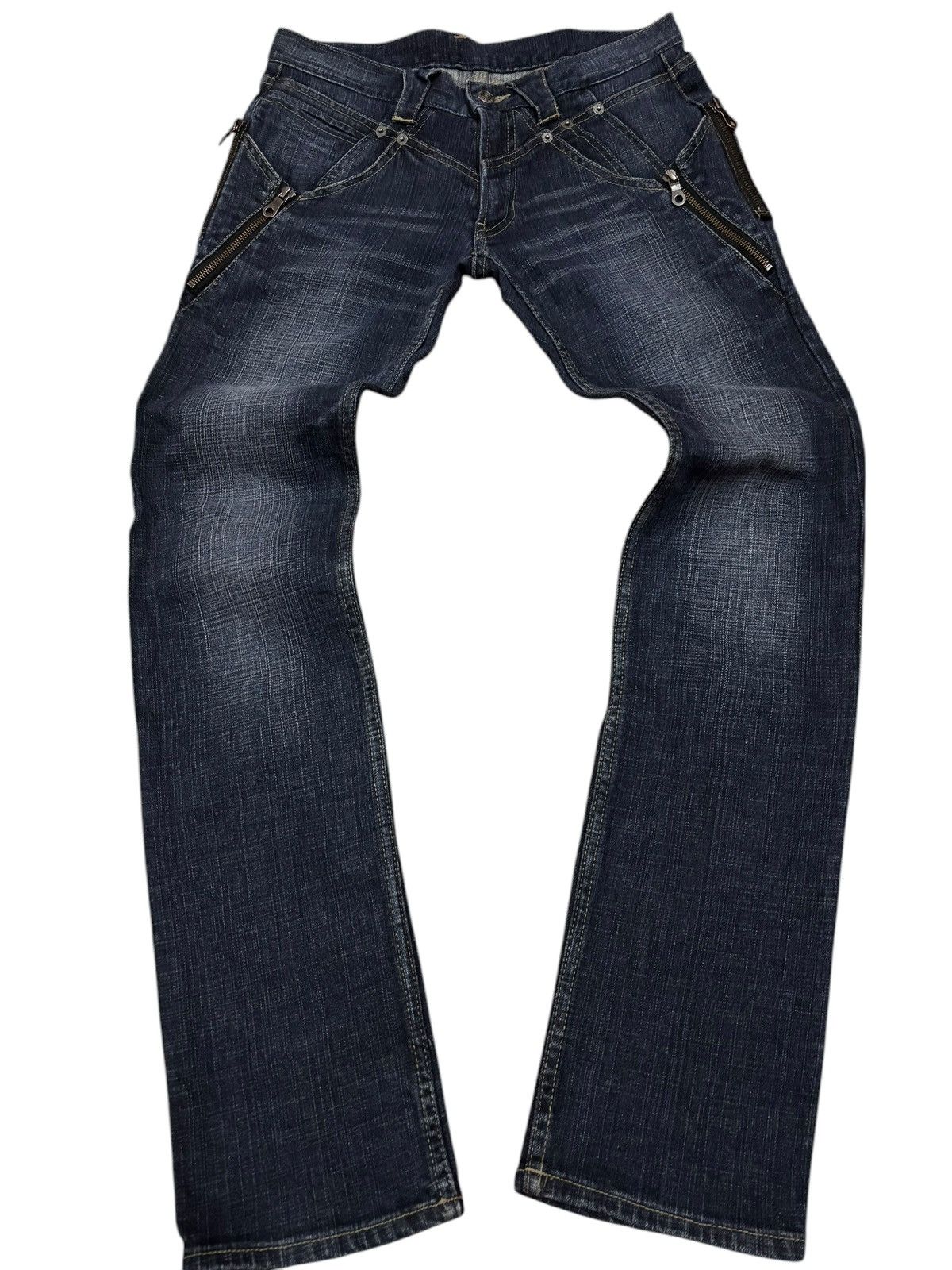 Japanese Brand × PPFM × Seditionaries Y2k PPFM Japan Gothic Punk Slim Fit Faded Jeans Size US 30 / EU 46 - 2 Thumbnail