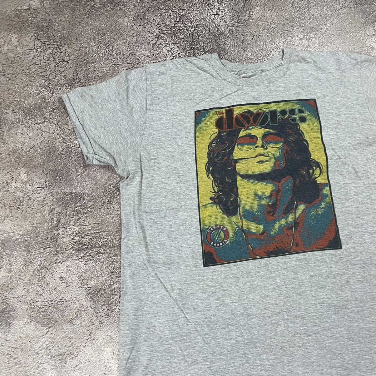Vintage Vintage 90s The Doors Band Tee Sun Faded Graphic Grunge L Size US L / EU 52-54 / 3 - 2 Thumbnail