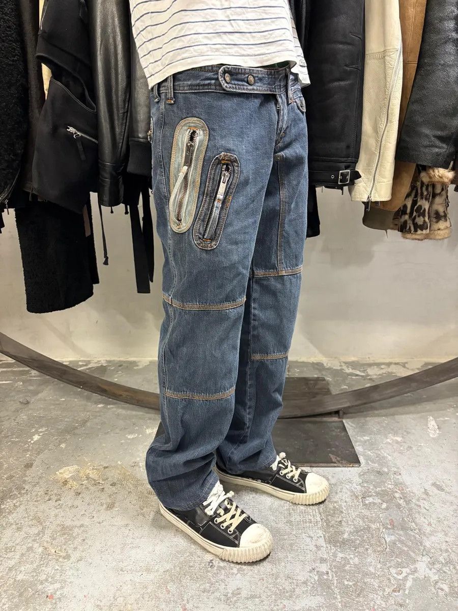 Dolce & Gabbana AW2004 Dolce & Gabbana Utility Blue Denim Jeans Size US 32 / EU 48 - 2 Thumbnail
