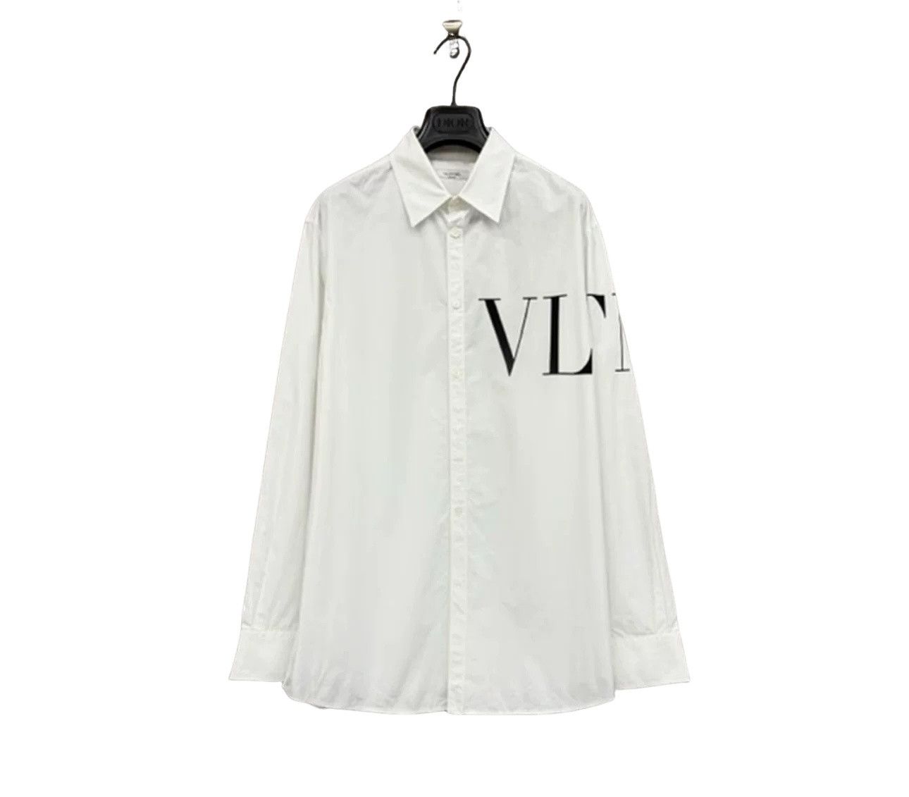 Valentino Valentino VLTN Logo Button Up Shirt 40 Size US M / EU 48-50 / 2 - 1 Thumbnail