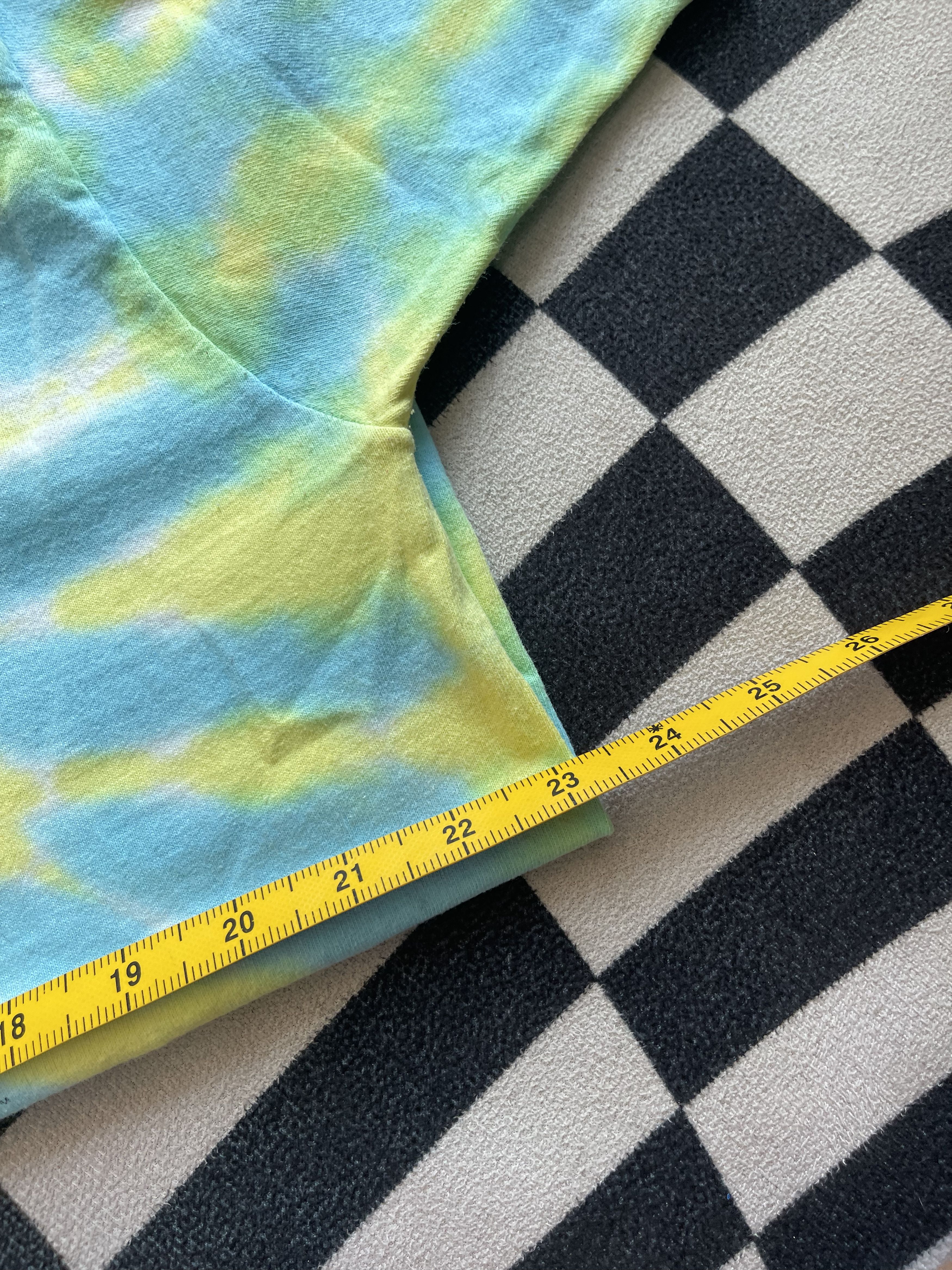 Vintage Vintage 1989 John Lennon "Imagine" Tie-Dye Shirt Size US XL / EU 56 / 4 - 8 Thumbnail