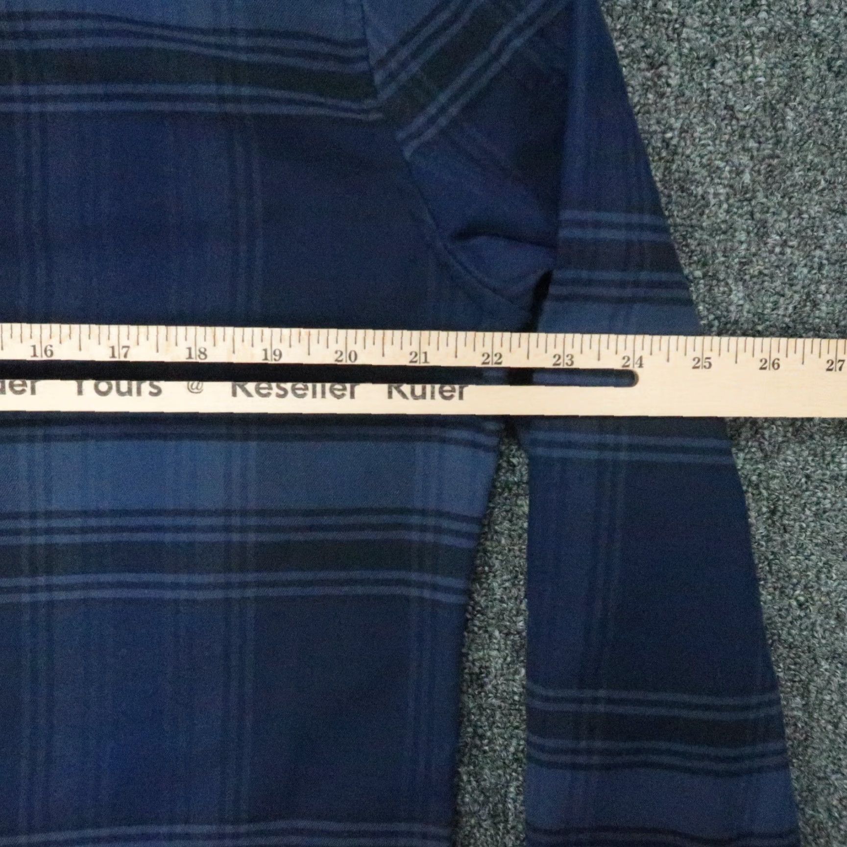 Lululemon Lululemon Shirt Mens Large Blue Plaid Flannel Long Sleeve Masons Peak Mens Size US L / EU 52-54 / 3 - 5 Thumbnail