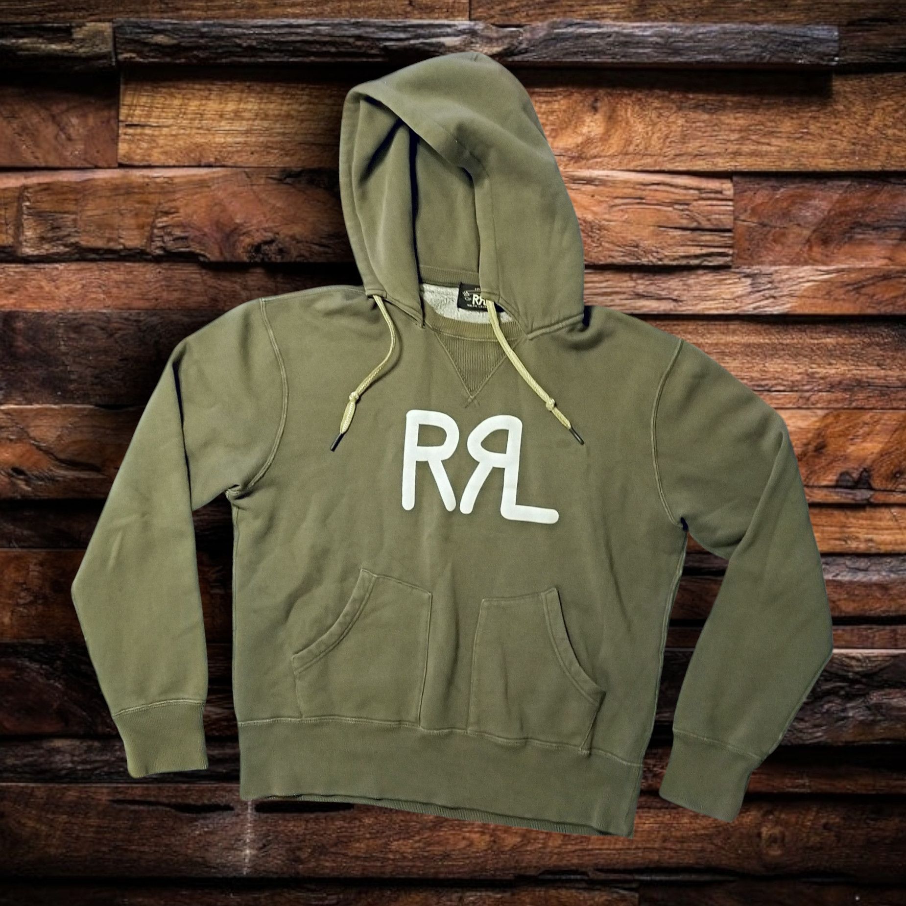 RRL ★【パーカー】RRL Ranch Logo Hoodie 快適な着心地の一着 RRL Navy 'RRL' Ranch Logo Hoodie RRL