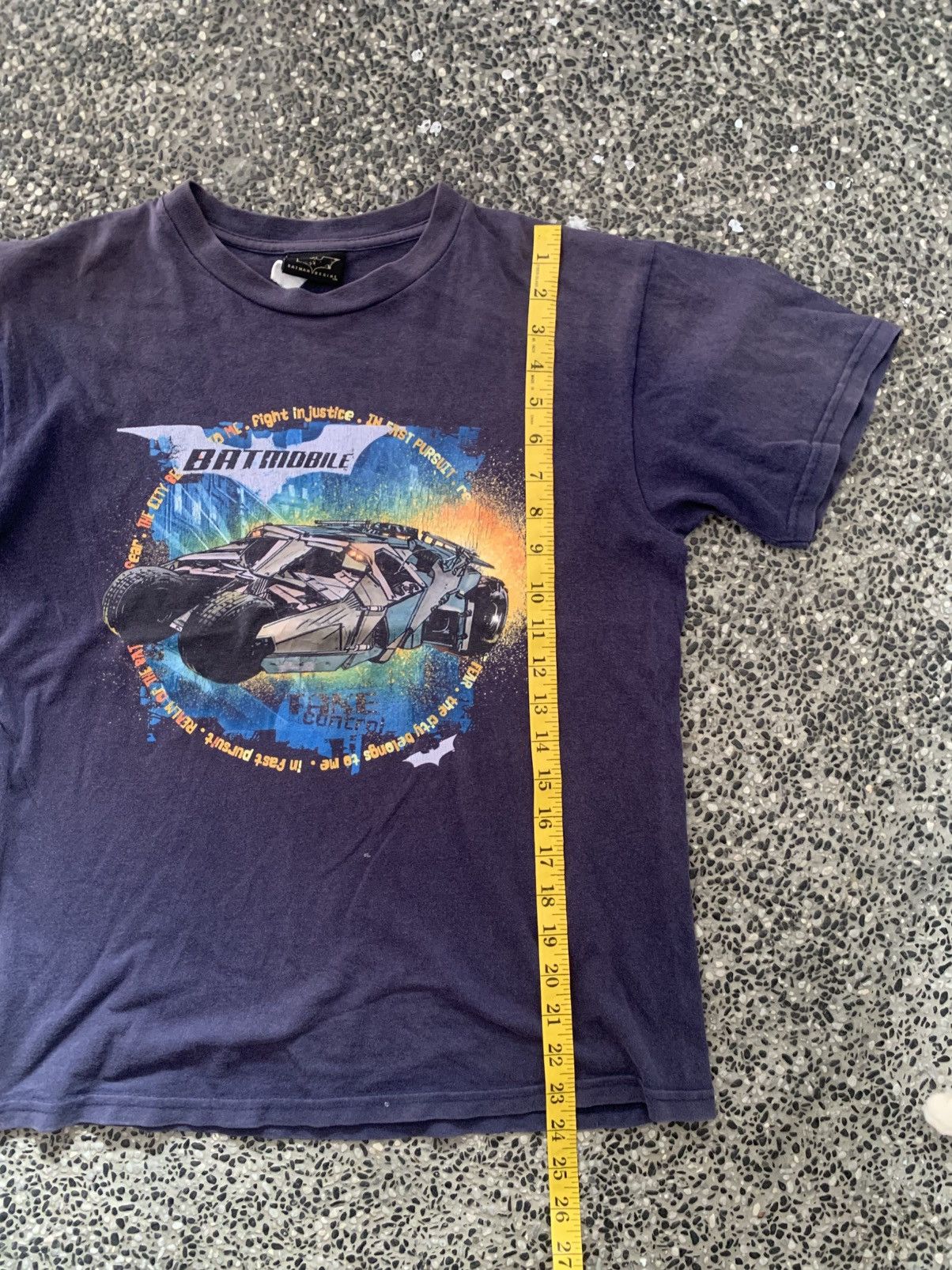 DC Comics × Vintage Vintage Batman Begins Batmobile Action Movie T shirt Size US S / EU 44-46 / 1 - 9 Thumbnail