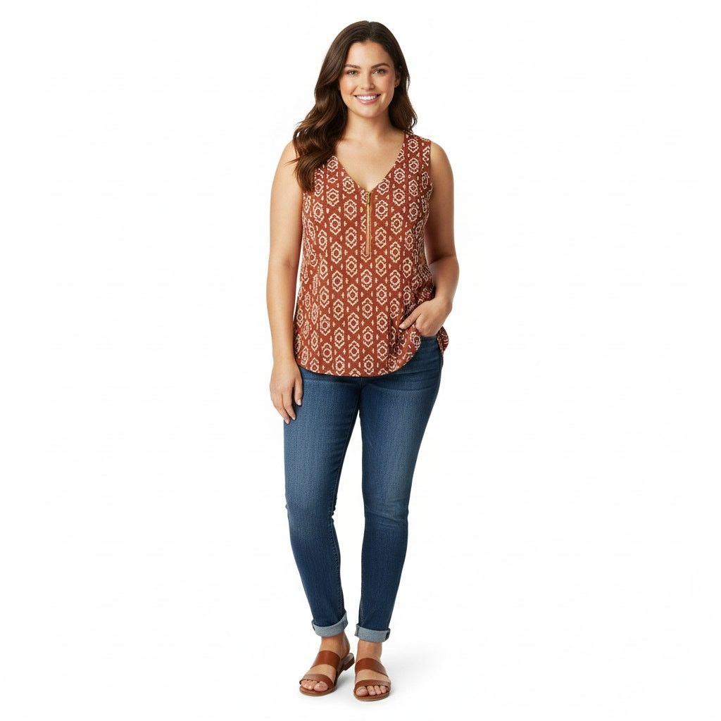 Other Lularoe Rachael Sleeveless Top Size M / US 6-8 / IT 42-44 - 1 Thumbnail