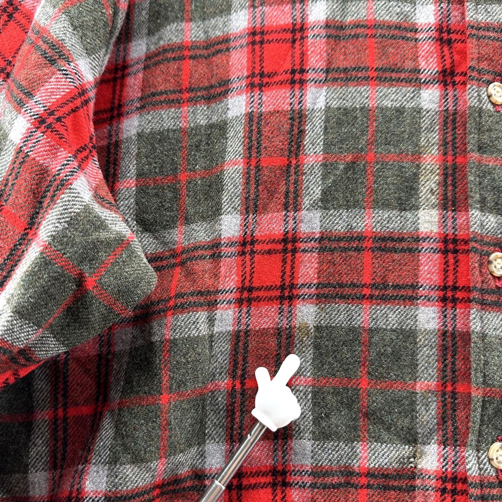Pendleton VINTAGE Pendleton Shirt Mens XL Red Plaid Lined Long Sleeve Button Front USA Size US XL / EU 56 / 4 - 3 Thumbnail