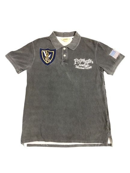 Avirex Vintage Avirex Flying Tigers Polo Tee Size US M / EU 48-50 / 2 - 2 Thumbnail