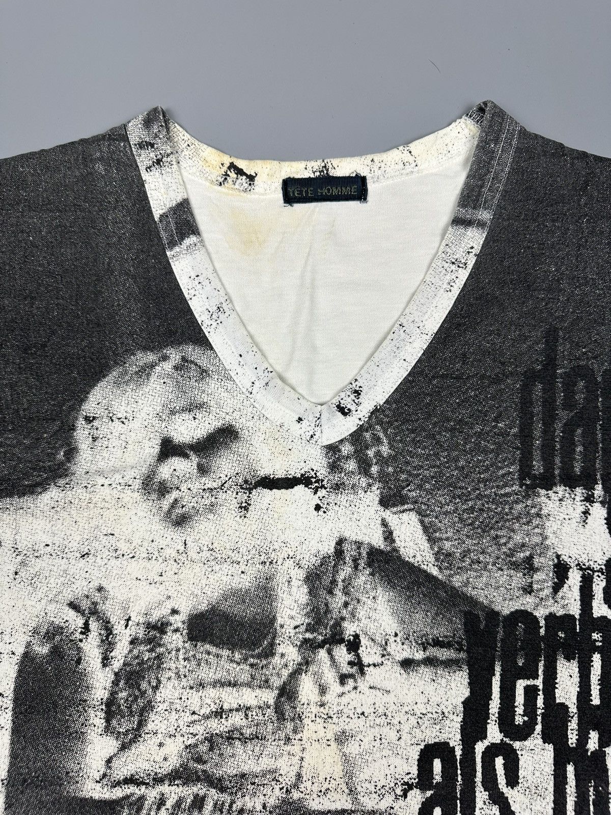 Issey Miyake × Tete Homme Vintage Tete Homme Issey Miyake Sexy Women Graphic Tees Size US M / EU 48-50 / 2 - 4 Thumbnail