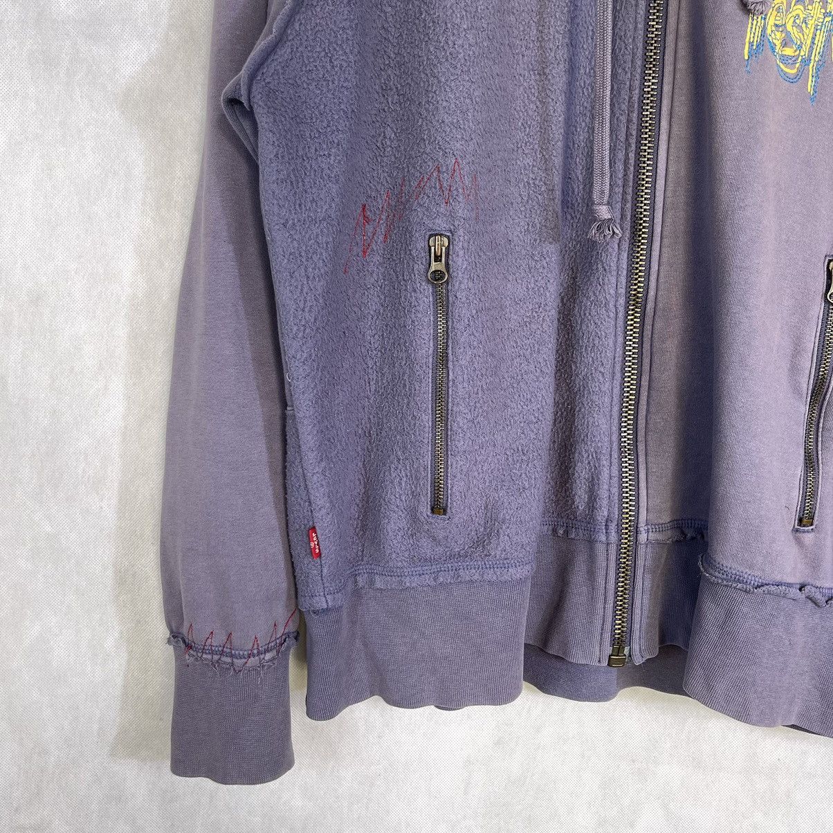 Levi's Made & Crafted × Levi's Vintage Clothing × Vintage Fades! Levis 501 RockFestival Patchwork Design Zipper Hoodie Size US M / EU 48-50 / 2 - 4 Thumbnail