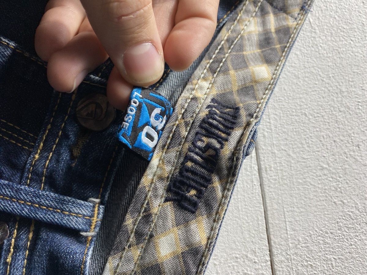 Billabong × Quiksilver × Rip Curl 💢90s Quicksilver Baggy Loose Fit Blue Denim Pants Mens Surf Size US 31 - 4 Thumbnail