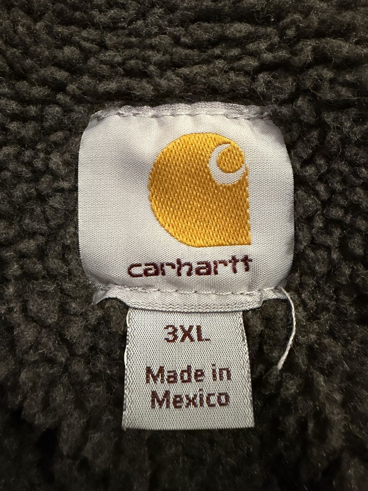 Carhartt Carhartt Work Jacket Full Zip sherpa lined C61 3XL Size US XXL / EU 58 / 5 - 4 Thumbnail