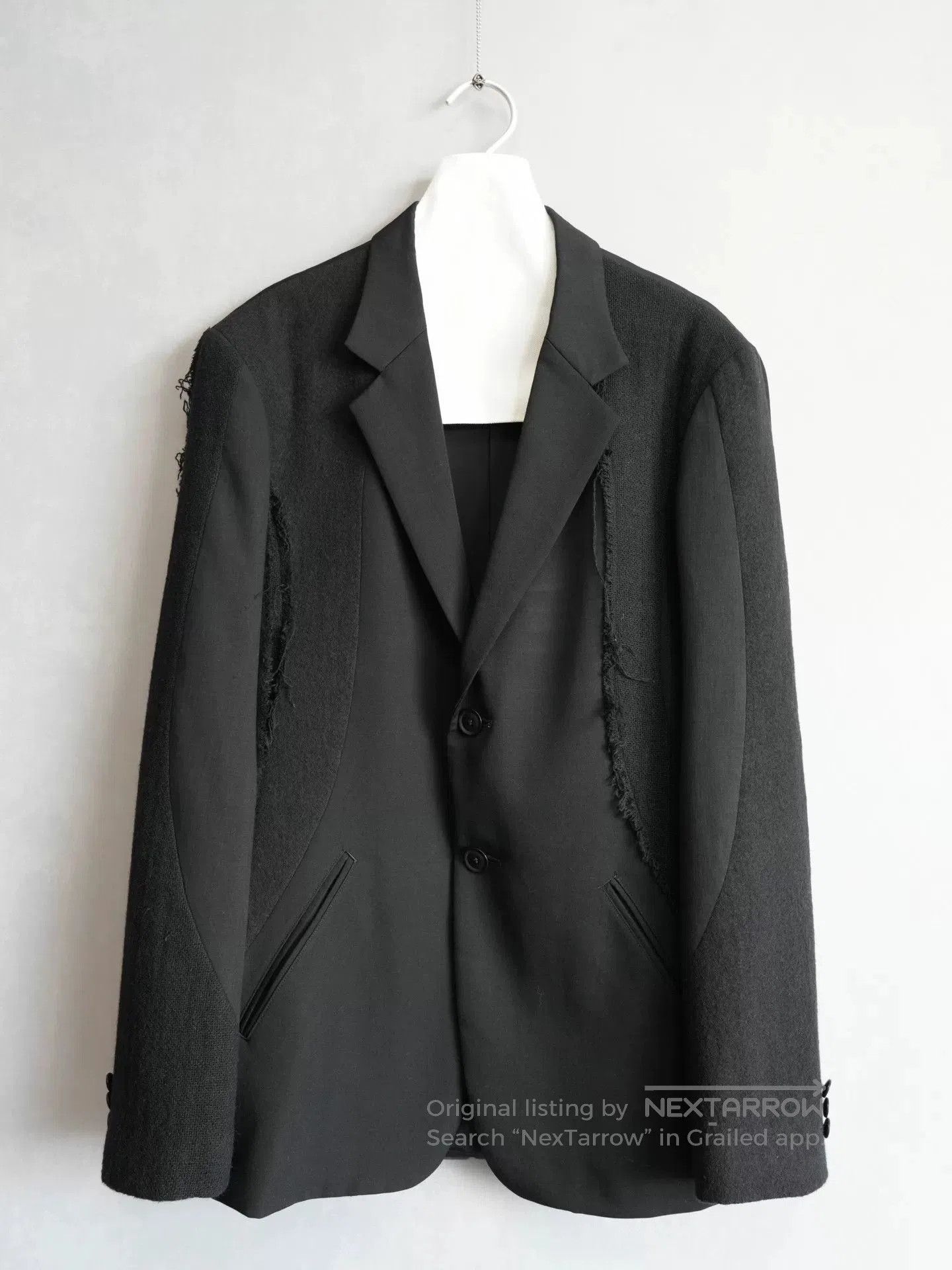 Yohji Yamamoto Yohji Yamamoto Knitted Patchwork Jacket. Size US M / EU 48-50 / 2 - 1 Thumbnail
